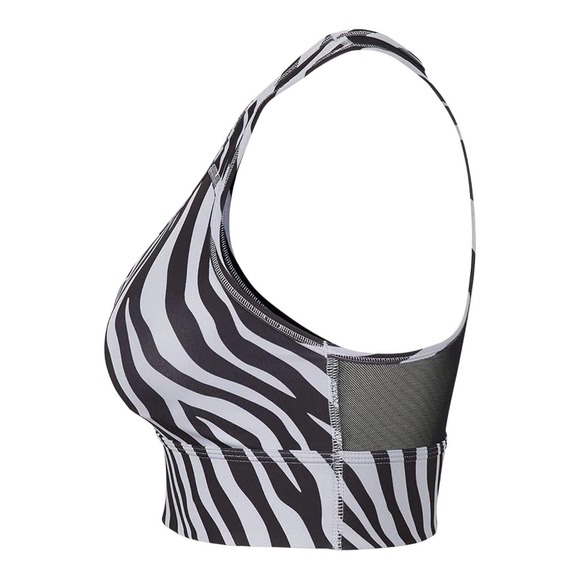 Nike Sports Bra Women's Size Medium Dri-FIT Swoosh Icon Clash Medium-Support - Picture 3 of 5